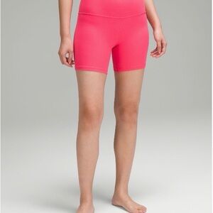 Lululemon Lip Gloss Pink Bike Shorts